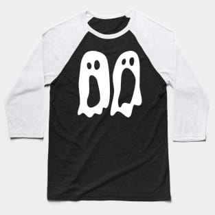 Classic Funny Halloween Ghost Baseball T-Shirt